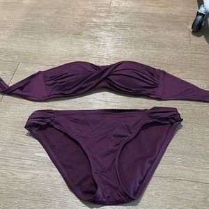 Target bikini. Strapless. Size small top and size medium bottom